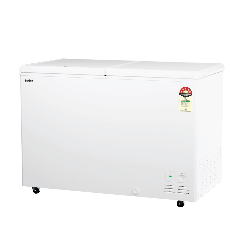 Haier 588 Ltr Double door- White Colour Convertible Hard top Freezer